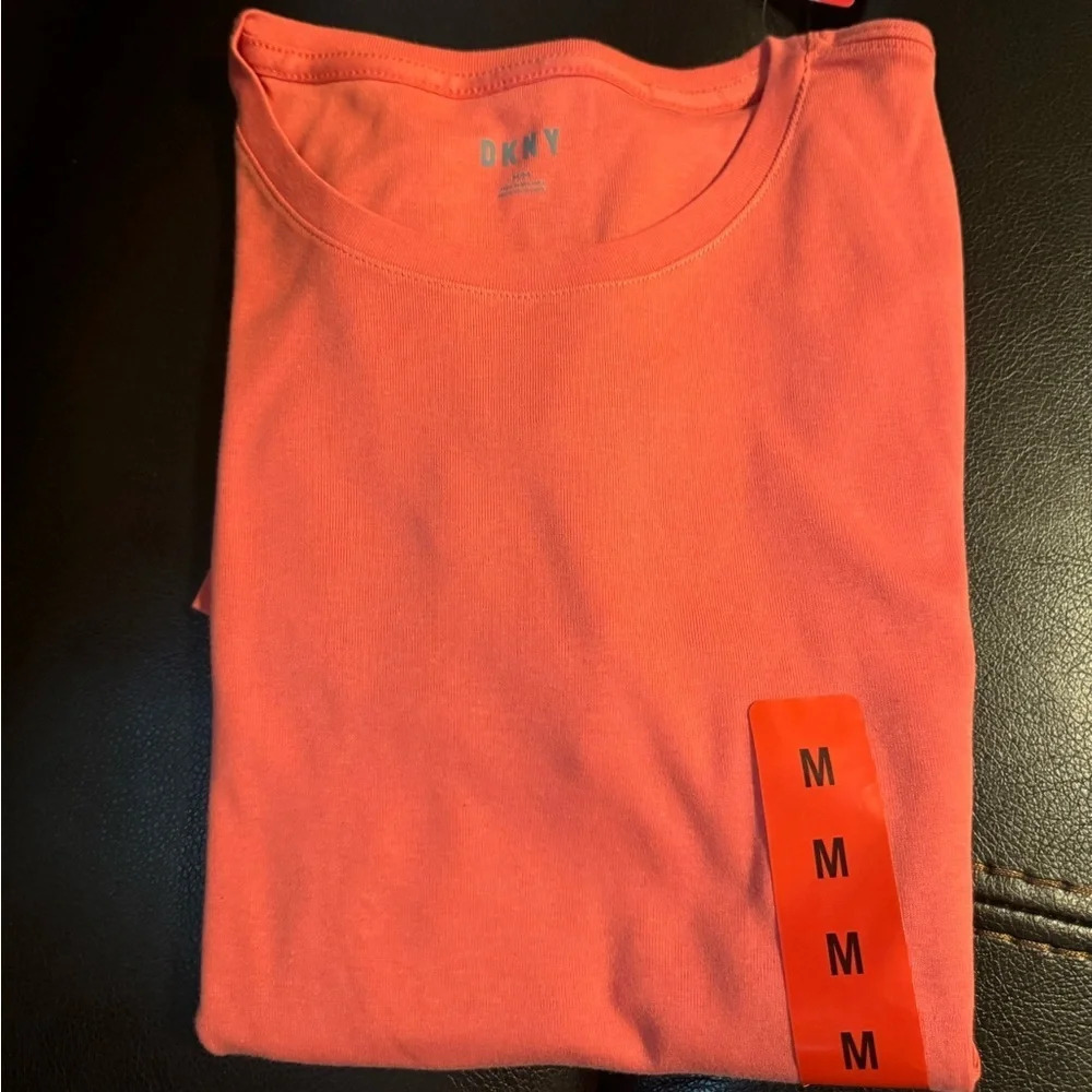 DKNY Short Sleeve Tee Solid Super Soft Comfy Cott… - image 3